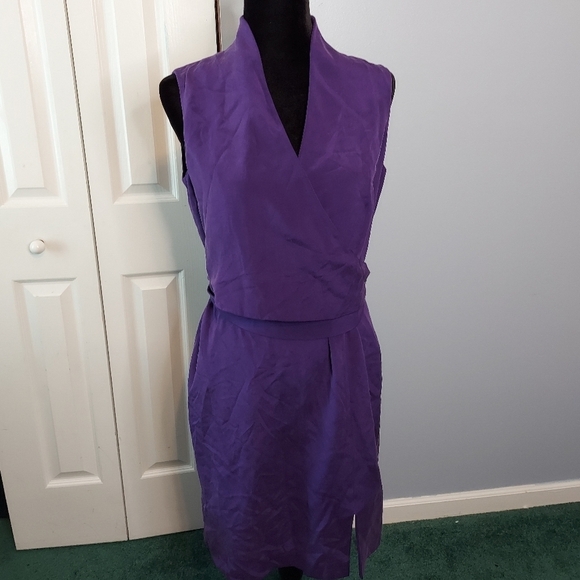 Jones New York Silk Wrap Dress Size 8 - Picture 1 of 12